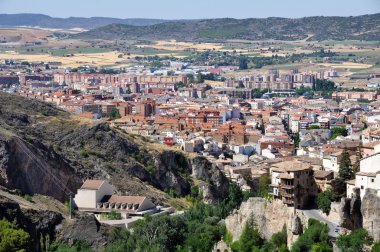 cuenca, İspanya olarak havadan görünümü