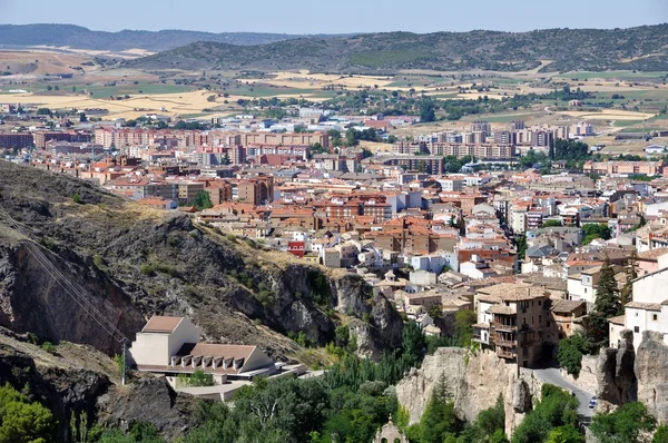 Letecký pohled na cuenca, Španělsko — Stock fotografie