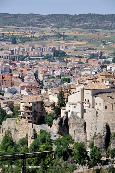 Flygfoto över cuenca, Spanien — Stockfoto