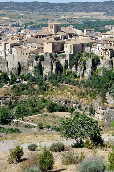 Luchtfoto van cuenca, Spanje — Stockfoto