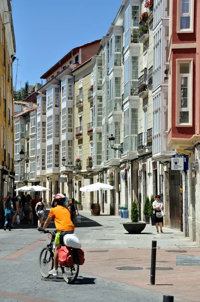 Calles de Burgos durante el día — Foto de Stock