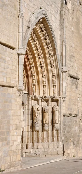 Ingang van san sebastian kerk — Stockfoto