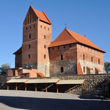 Litvanya trakai kale, içinde