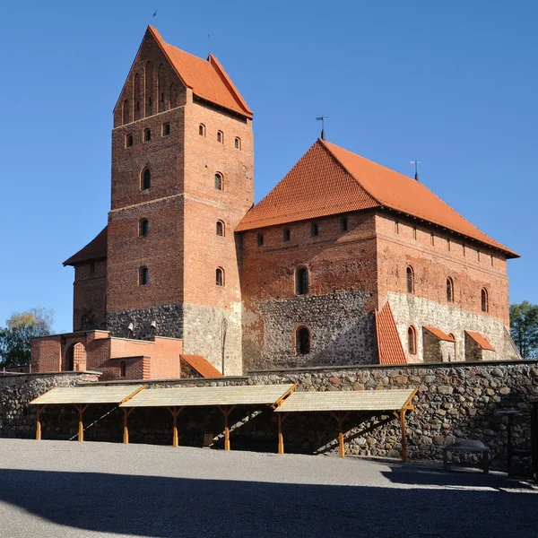 A l'intérieur d'un château de Trakai, Lituanie — Photo