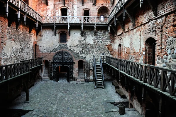 All'interno di un castello Trakai, Lituania — Foto Stock