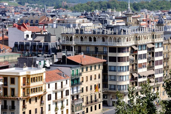 Aerial view of San Sebastian — Stock Photo, Image