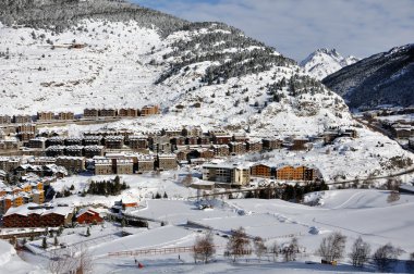 Kışın Dağ Manzaralı