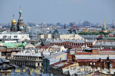 saint Petersburg havadan görünümü