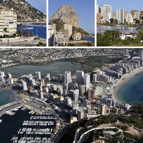 Sommaren resort calpe, Spanien — Stockfoto