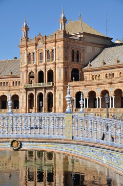 Köprü, plaza de espana Seville, İspanya
