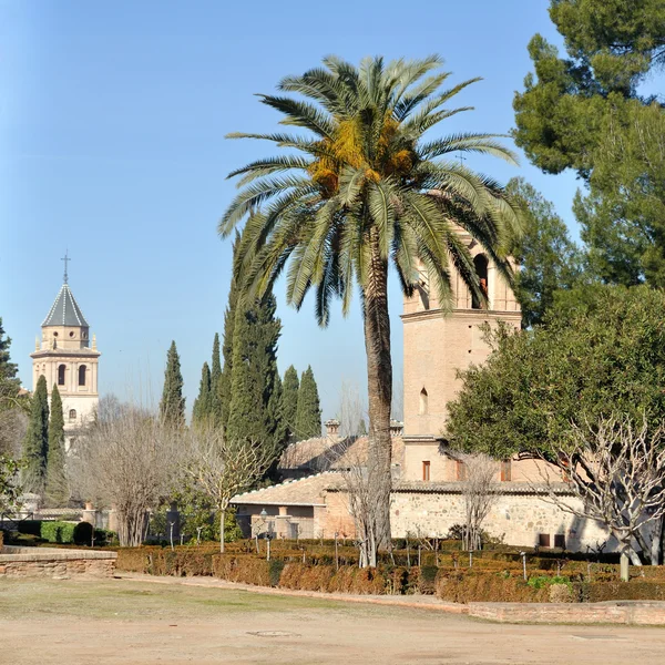 Granada'da alhambra palace iç — Stok fotoğraf