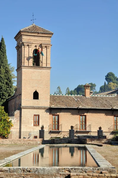 Interior del Palacio de la Alhambra de Granada — Foto de Stock