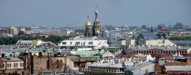 saint Petersburg havadan görünümü