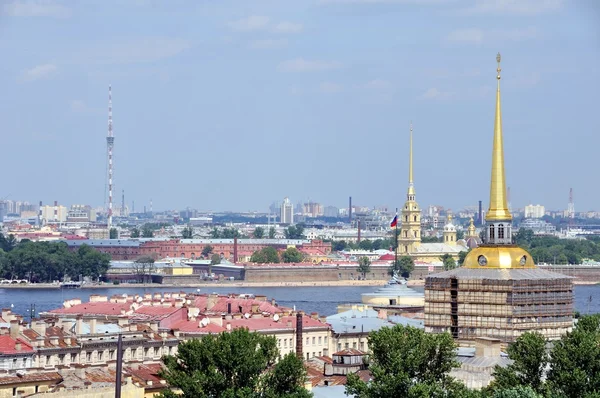 Luchtfoto van Sint-petersburg — Stockfoto