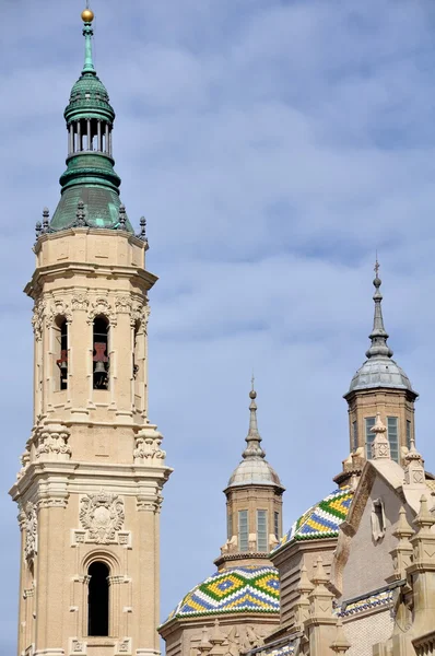 Katedrála pilar v Zaragoze, Španělsko — Stock fotografie