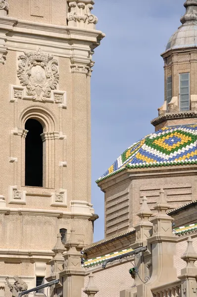 Καθεδρικός ναός της pilar στην Σαραγόσα, Ισπανία — Φωτογραφία Αρχείου