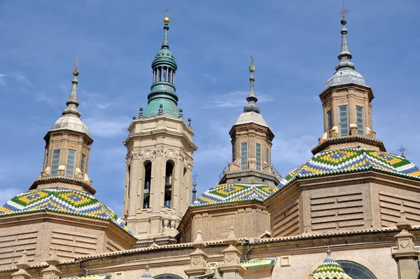 Kathedrale der Säule in Zaragoza, Spanien — Stockfoto