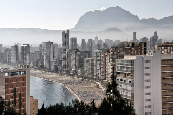 Benidorm Aerial View in the Morning — Stock Photo, Image