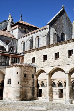 iç avluya manastırın Burgos, İspanya