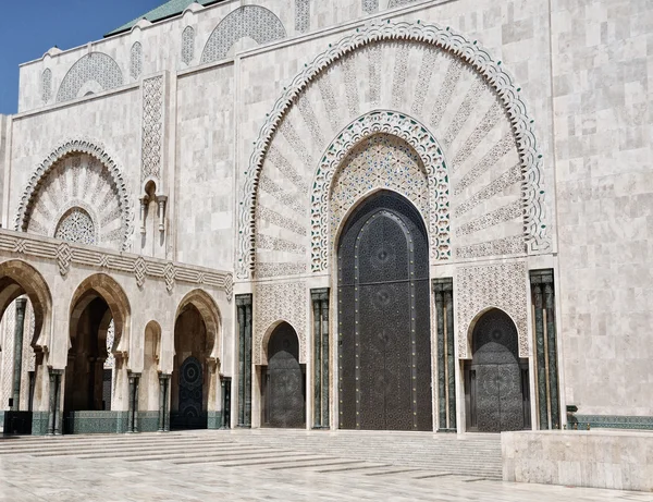 Casablanca king hassan ii moschee — Stockfoto