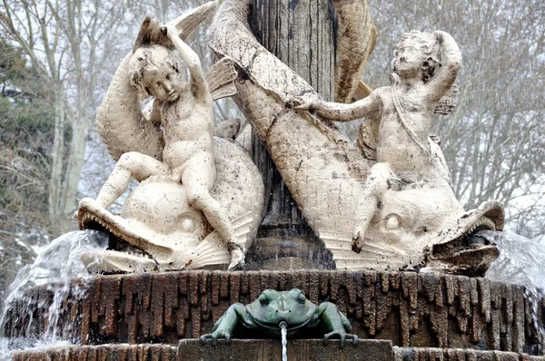 Parque Retiro em Madrid, Espanha — Fotografia de Stock