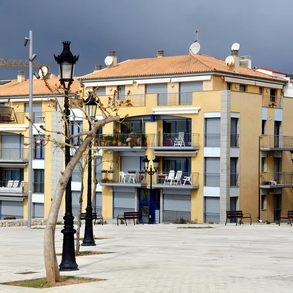 Akdeniz yaz resort sitges, İspanya — Stok fotoğraf