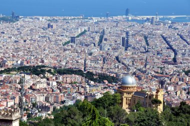 Barcelona 'nın hava görüntüsü