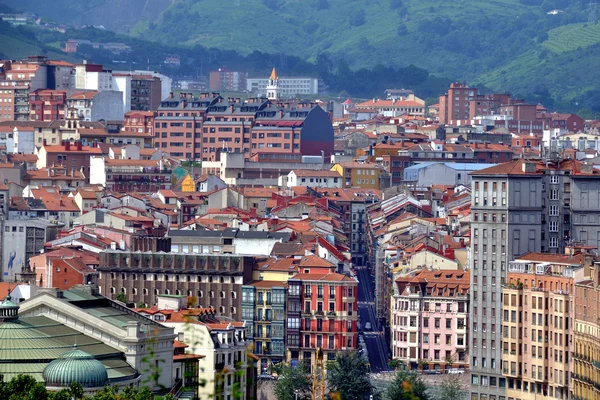 Vue aérienne de Bilbao — Photo