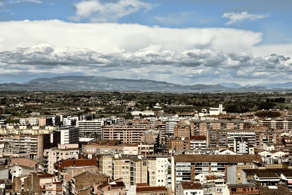 Aerial view of Lleida, Spain — Stock Photo, Image