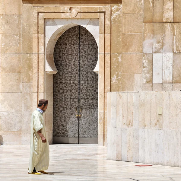 Casablanca kung hassan ii-moskén — Stockfoto