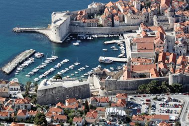 Dubrovnik 'in hava görüntüsü