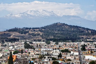 Volkan cholula havadan görünümü