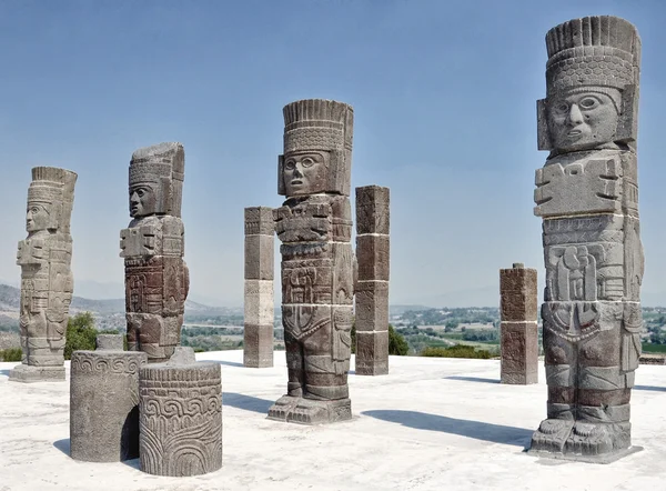 Estatua de Tolteca en Tula, México —  Fotos de Stock