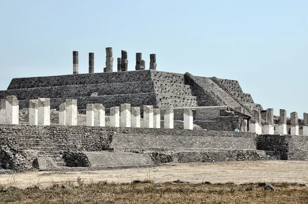 Veduta aerea delle rovine di Tula, Messico — Foto Stock