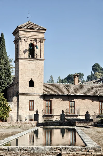 Intérieur du palais de l'Alhambra à Grenade — Photo