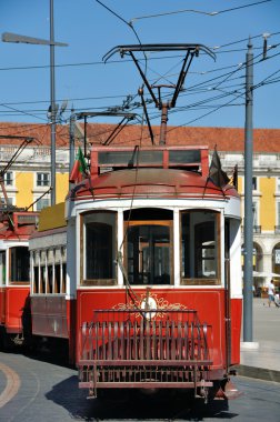 Lizbon, Portekiz 'de tramvay