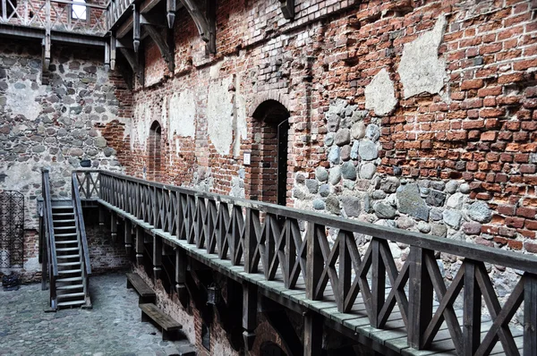 All'interno di un castello Trakai, Lituania — Foto Stock