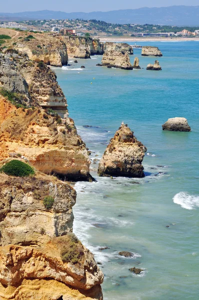 Rocas en Algrave, Portugal — Foto de Stock