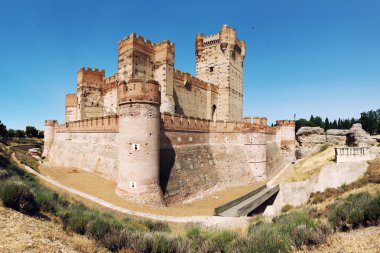 Castle of La Mota (Panorama) clipart