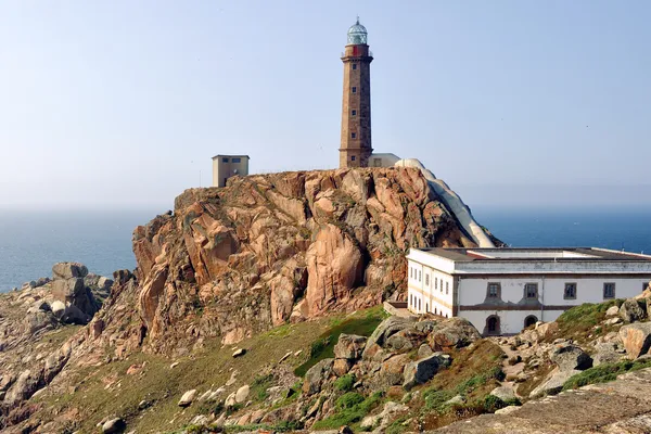 Lighthouse at Cabo Vilan, Spain — Stock Photo, Image
