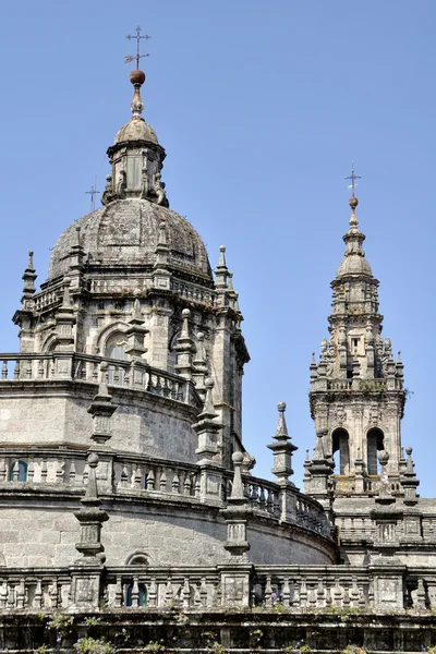 スペインサンティアゴ・デ・コンポステーラ大聖堂 — ストック写真