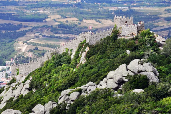 Castle, kırlarda, Portekiz — Stok fotoğraf