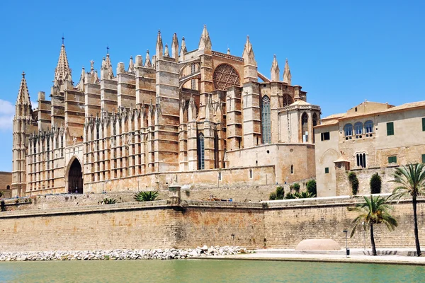 Cathedral of palma de Mallorca, İspanya — Stok fotoğraf