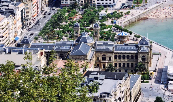 Letecký pohled na san sebastian — Stock fotografie