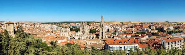 Letecký pohled na burgos — Stock fotografie