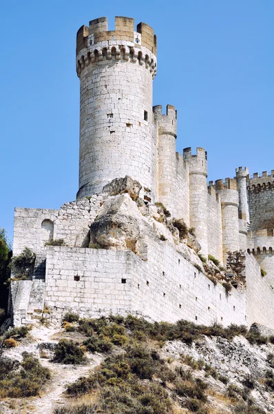 Castelo de Pe=afiel (Vertical ) — Fotografia de Stock