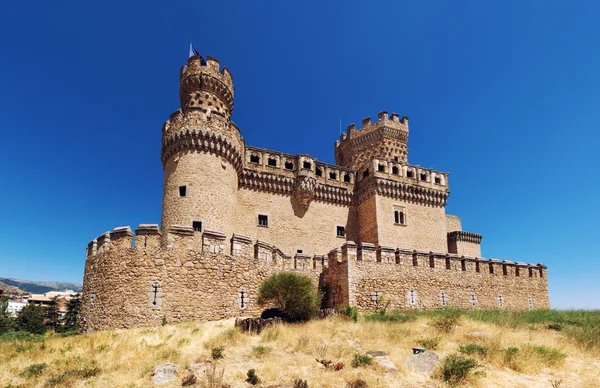 Castillo de Manzanares el Real — Foto de Stock