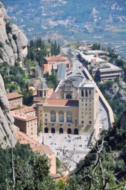Monserrat Monastery, Spain clipart