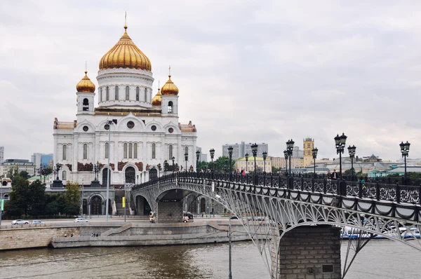 Собор Христа Спасителя в Москве — стоковое фото