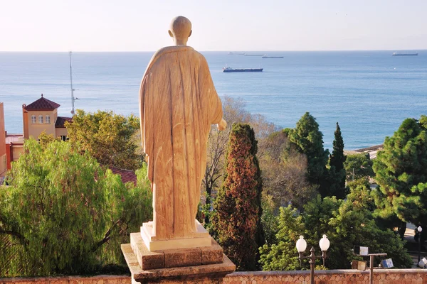 Estátua de César em Tarragona, Espanha — Fotografia de Stock